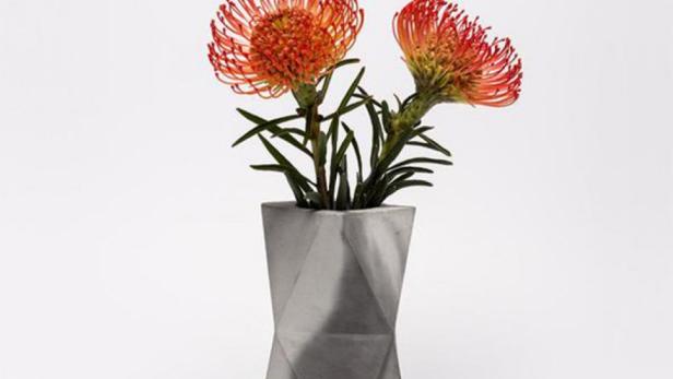 Vase "Geometric Concrete marmoriert": 45,00 € 