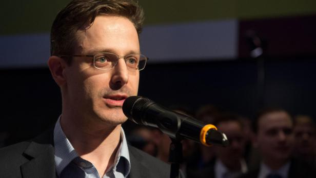 Marcus Pretzell beim Parteikongress der AfD (Alternative fuer Deutschland). Marcus Pretzell beim Parteikongress der AfD (Alternative fuer Deutschland).