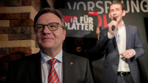 Zwei Wahlen, zwei unterschiedliche Ergebnisse: Landeshauptmann Günther Platter und Bundeskanzler Sebastian Kurz