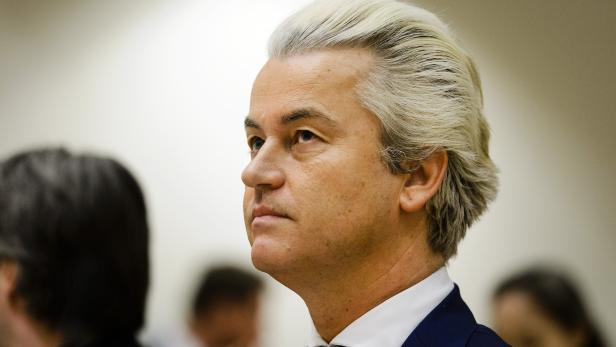 Der niederländische Rechtspopulist Geert Wilders Der niederländische Rechtspopulist Geert Wilders