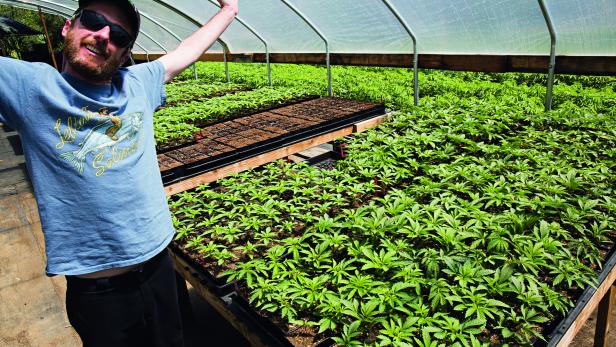 MATT KURTH: Der 35-Jährige macht sein Geld mit Marihuana-Tourismus und ist Sekretär der örtlichen Cannabis-Wirtschaftskammer.
MATT KURTH: Der 35-Jährige macht sein Geld mit Marihuana-Tourismus und ist Sekretär der örtlichen Cannabis-Wirtschaftskammer.