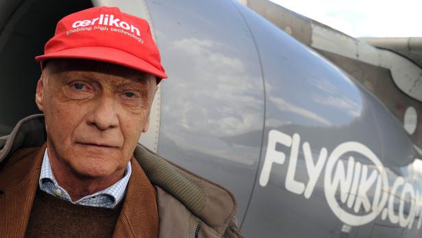 Fluglinienbetreiber und Pilot Niki Lauda
