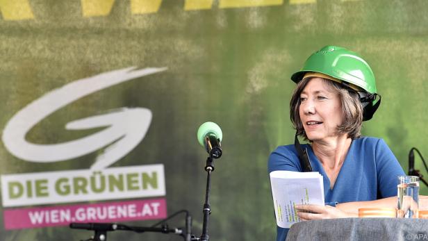 Die Wiener Grünenchefin und Spitzenkandidatin Birgit Hebein