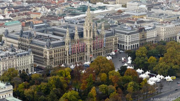 Ansicht des Wiener Rathaus