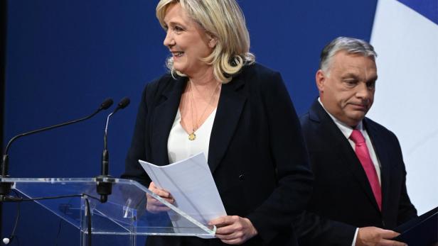 Marine Le Pen und Viktor Orbán