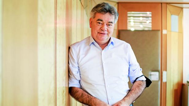 Werner Kogler. Der Grünen-Chef zieht ein positives Resümee nach zwei Jahren Regierung.