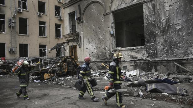 Kharkiv - Die Zerstörungen in der Ukraine sind mittlerweile enorm