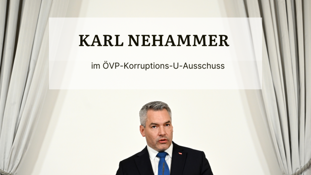 Karl Nehammer im ÖVP-Korruptions-Untersuchungsausschuss.