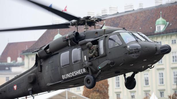 Ein Black Hawk des Bundesheeres