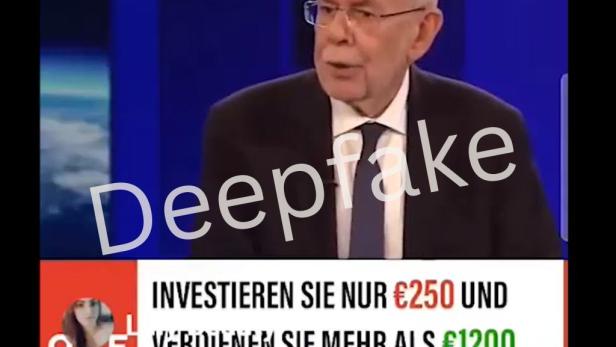 Ein Deepfake von Alexander Van der Bellen