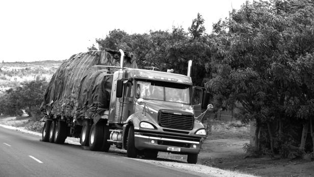 Ein Lkw am Horn von Afrika