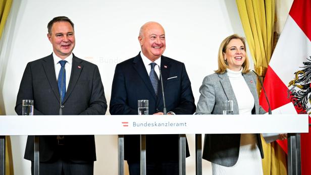 Andreas Babler, Christian Stocker, Beate Meinl-Reisinger