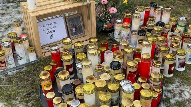 Kerzen, die an die getötete Johanna G. erinnern sollen