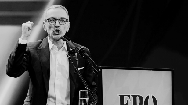 zu sehen ist der FPÖ-Parteichef Herbert Kickl im Rahmen des Neujahrstreffens der FPÖ am Samstag, den 17. Jänner 2026 in Klagenfurt.