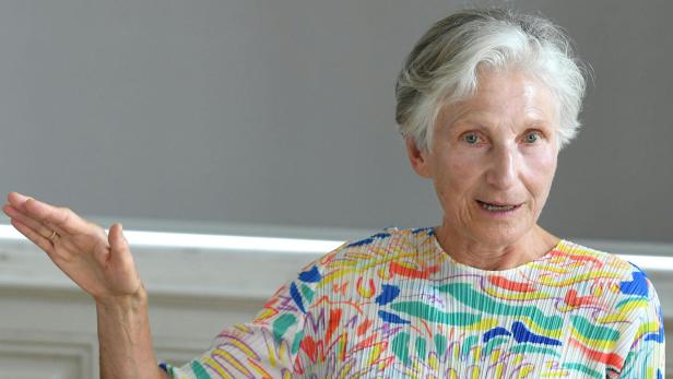 zu sehen ist die ehemalige Politikerin Irmgard Griss