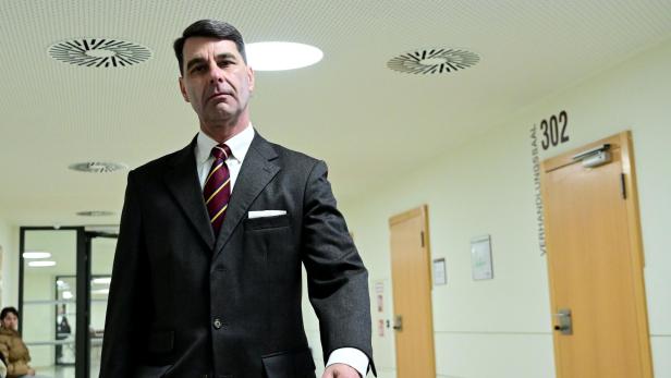 Der frühere Generalsekretär im Außenministerium, Johannes Peterlik, am Wiener Straflandesgericht