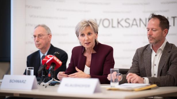Peter Kastner, Gaby Schwarz und Reinhard Klaushofer von der Volksanwaltschaft