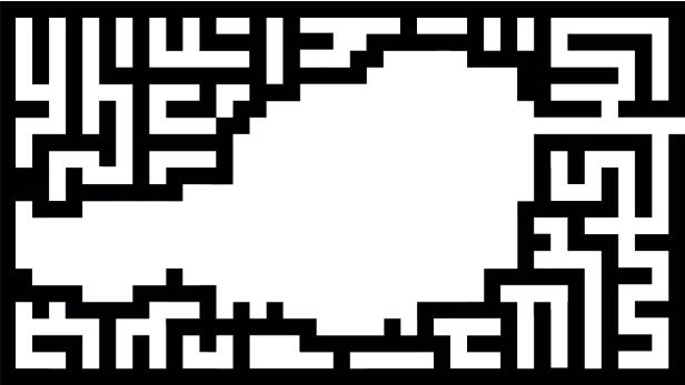 Österreichs Verwaltung als Labyrinth dargestellt