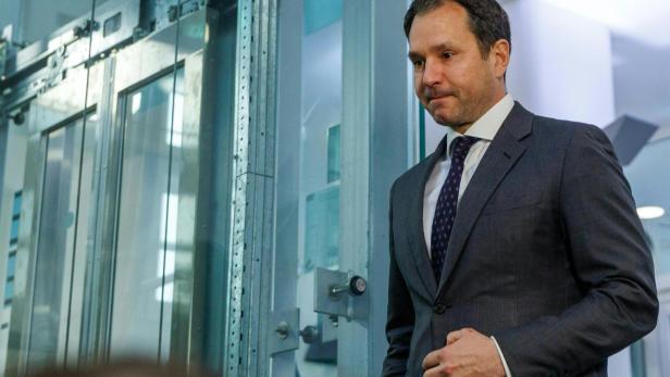 Ein Mann im Anzug, der frühere Generalsekretär im Finanzministerium Thomas Schmid