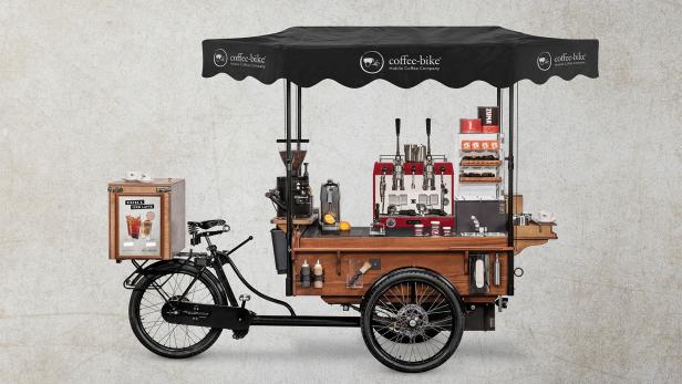 Coffee-Bike Steiermark bietet nachhaltigen Event-Kaffee, mobiles Kaffee-Catering und Barista-Qualität auf Veranstaltungen.