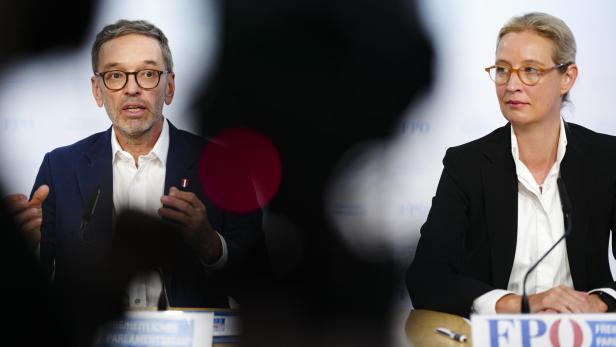 Herbert Kickl und Alice Weidel