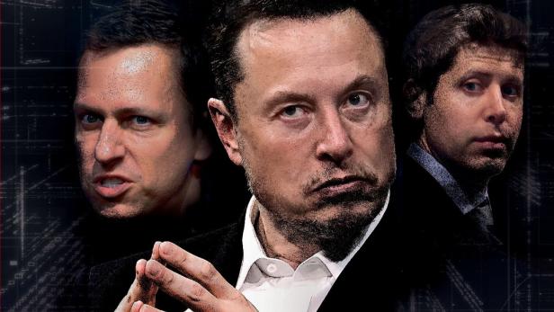 Peter Thiel, Elon Musk und Sam Altman