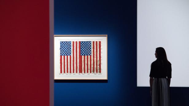 Kunstwerk "Flags I" von Jasper Johns