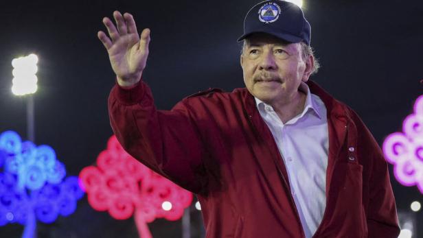 Nicaraguas Staatspräsident Daniel Ortega bei der Feier zum 47. Jahrestag der sandinistischen Revolution