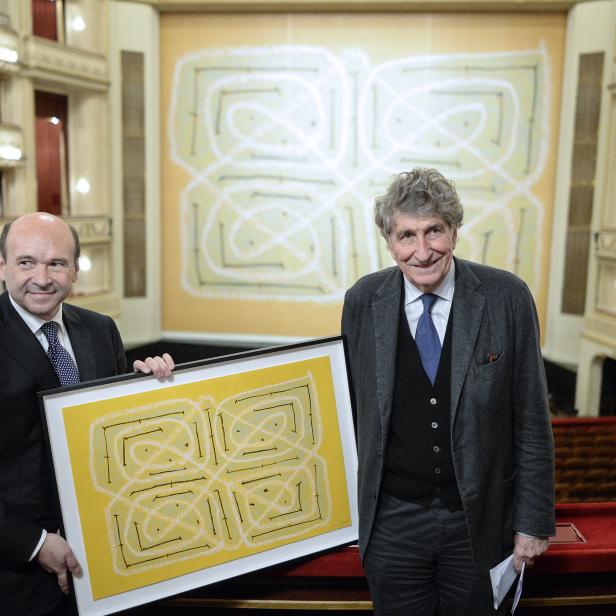 Staatsopern-Direktor Dominique Meyer (l.) und Bundestheater-Holding-Chef Günter Rhomberg im November 2014.