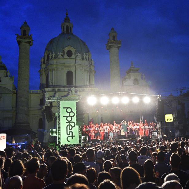 Pop und Fest am Wiener Karlsplatz: das Popfest