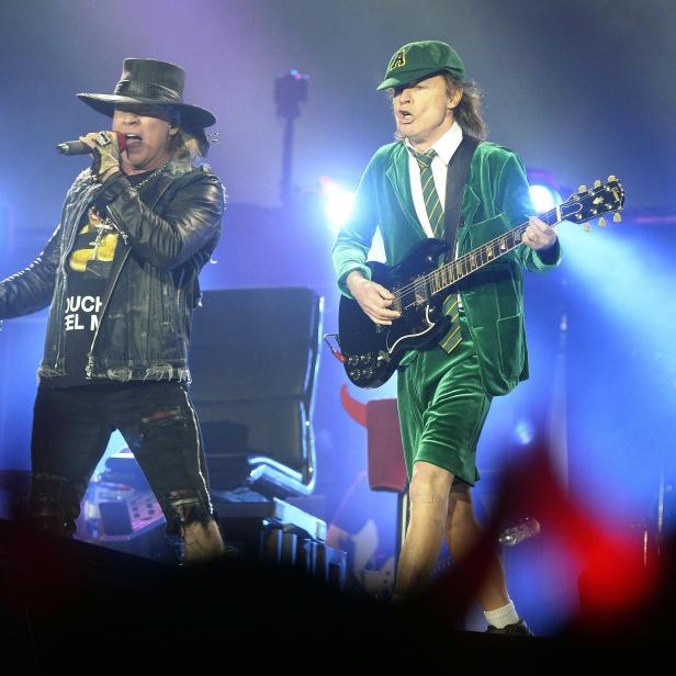 Axl Rose und Angus Young rockten das Ernst Happel-Stadion