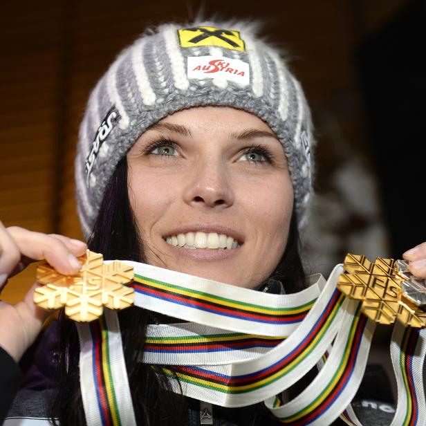 Anna Fenninger mit 2x Gold und 1x Silber 