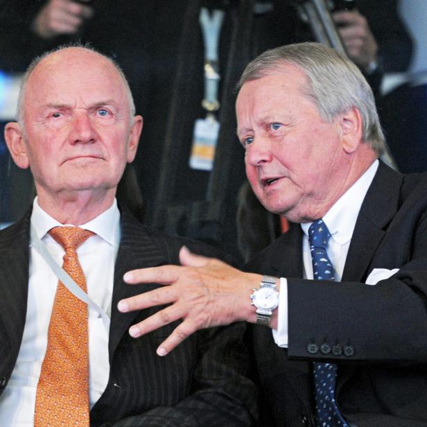 Volkswagen-Führungskrise: Ferdinand Piëch (l.) und Wolfgang Porsche (r.)