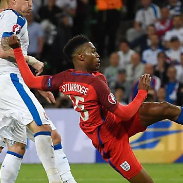 Liverpools Daniel Sturridge probierte den Abschluss