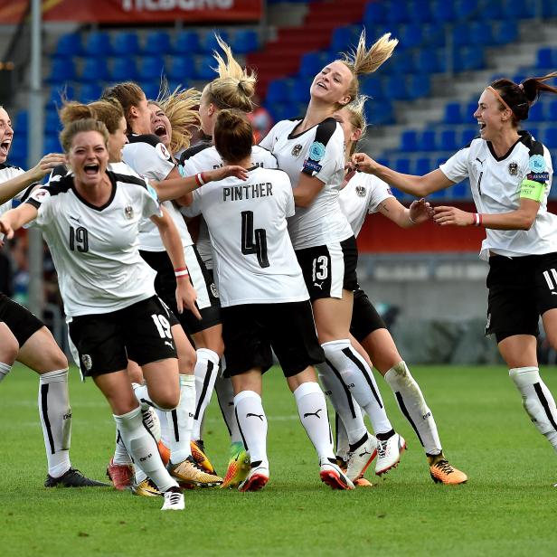 Das Frauen-Nationalteam bei der EM 2017.