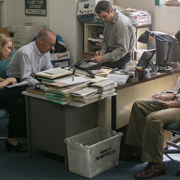 Klar, geradlinig, ohne falsches Pathos. "Spotlight" wurde als bester Film ausgezeichnet.