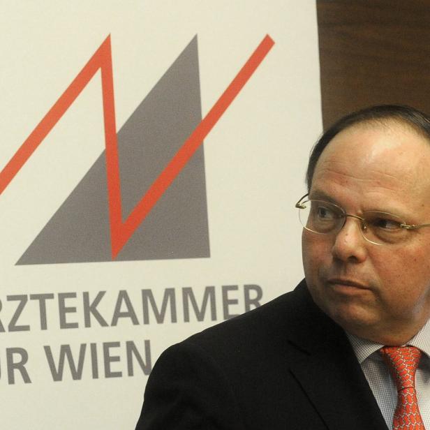 Der Präsident der Wiener Ärztekammer, Thomas Szekeres