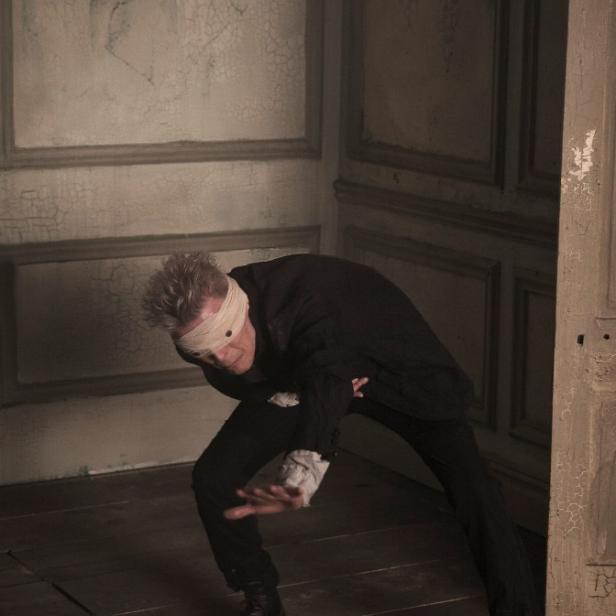 David Bowie beim Video-Dreh zu seinem neuen Song "Blackstar".