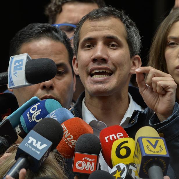 Juan Guaido, Übergangspräsident