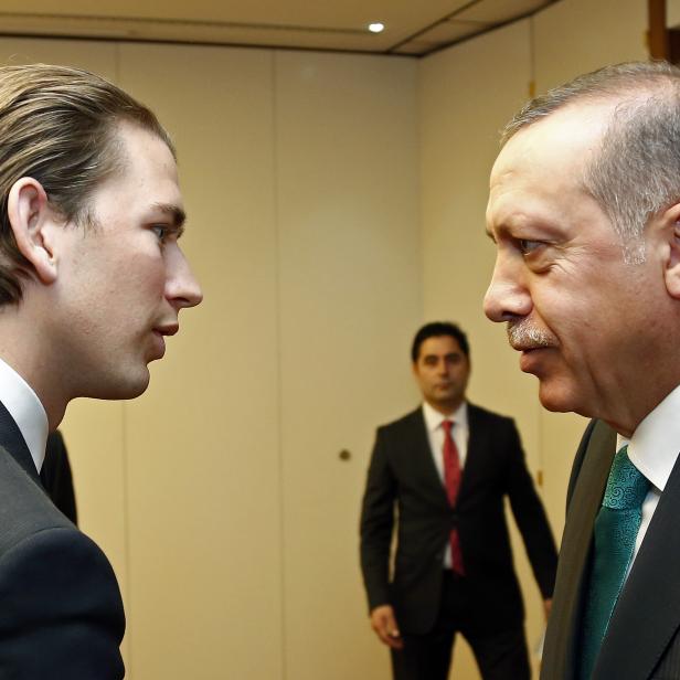 Sebastian Kurz (l.) setzte sich an die Spitze der Türkei-Skeptiker innerhalb der EU.