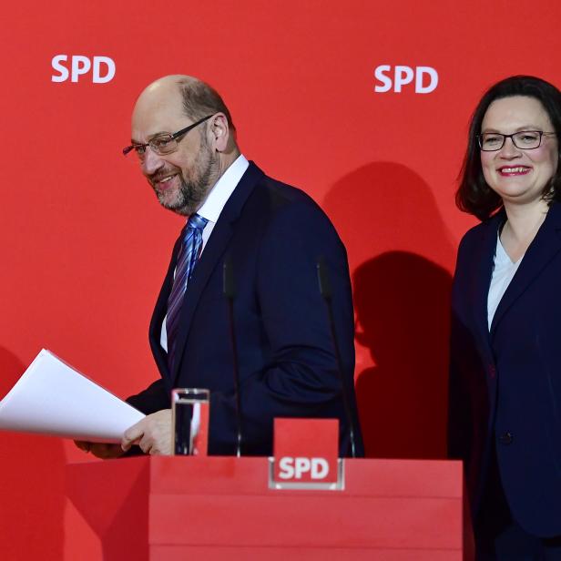 Martin Schulz und Andrea Nahles