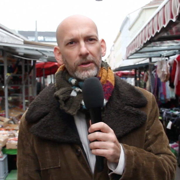 Clemens Neuhold hörte sich am Brunnenmarkt um