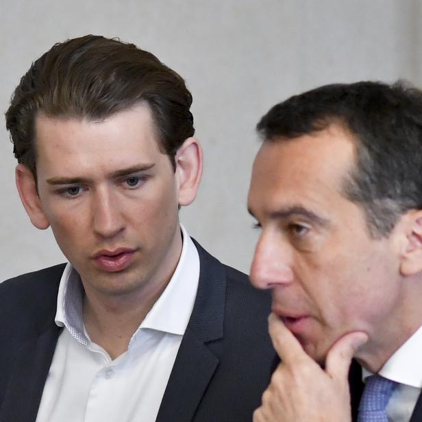 Sebastian Kurz, Christian Kern