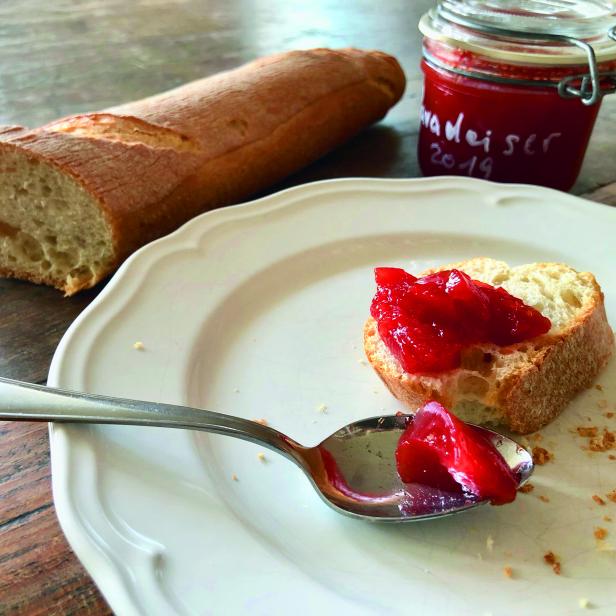 Marmelade mit Zitrone und Karamell 