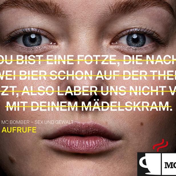 Sujet der Kampagne #unhatewomen