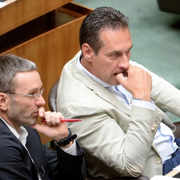 Herbert Kickl und Heinz-Christian Strache.