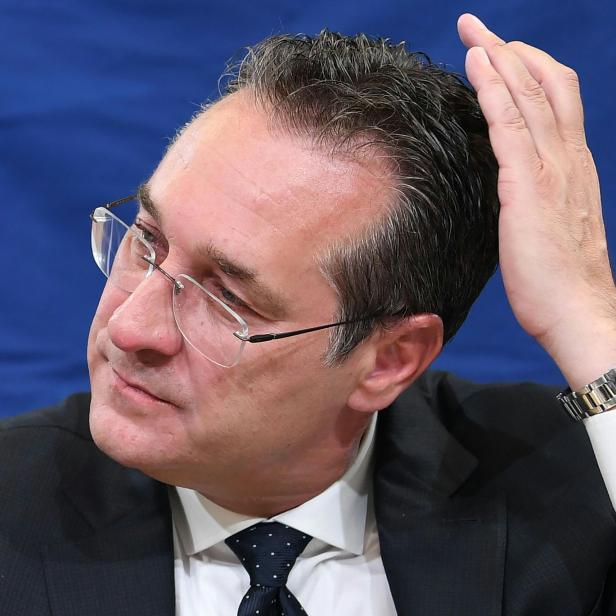 Heinz-Christian Strache im April 2019