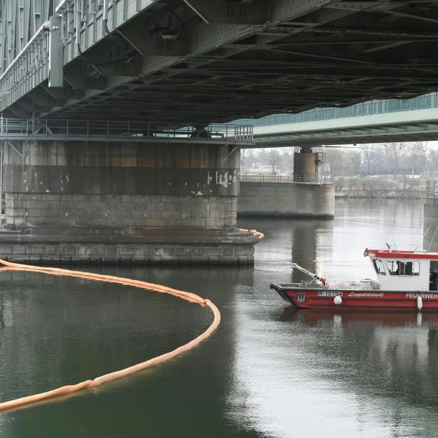 Einsatz bei der Nordbahnbrücke