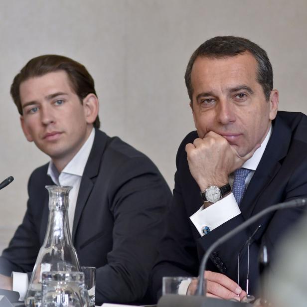 Sebastian Kurz und Christian Kern