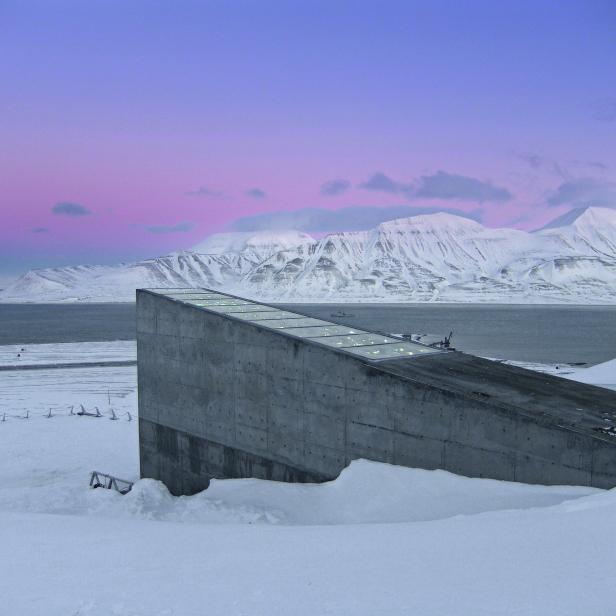 Der Samenbunker in Spitzbergen